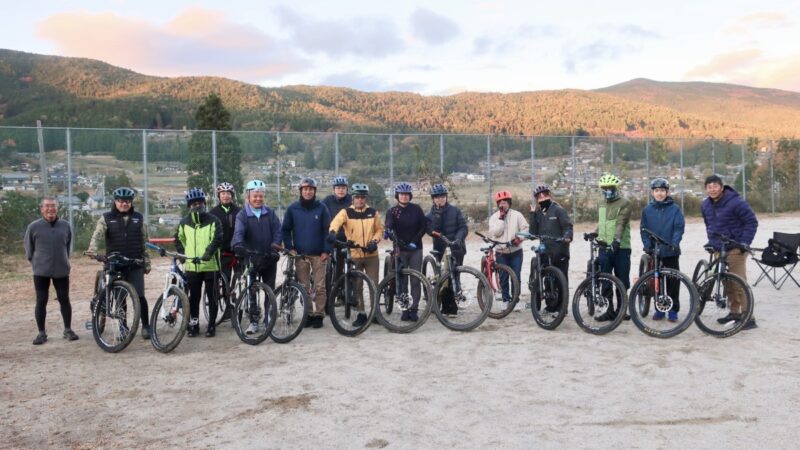 サイクリングイベントで自転車の乗り方教室しました